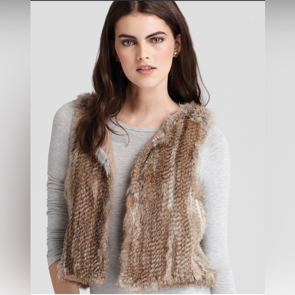 100% REAL FUR VEST